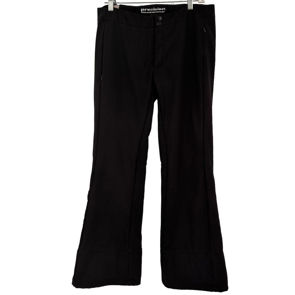Precision Mountainwear Black Outdoor Winter Snow Pants Size Large